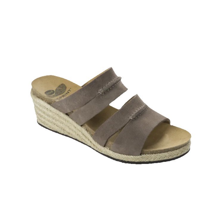 Scholl Filia Sandale Femme Bioprint Semelle Intérieure Couleur Taupe Taille 37