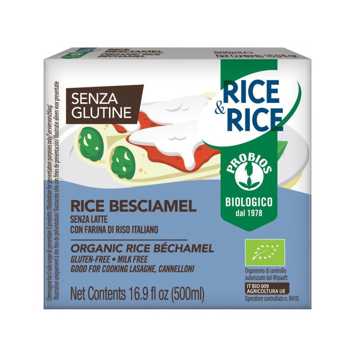 Rice & Rice Béchamel Riz Sans Gluten Probios 500ml