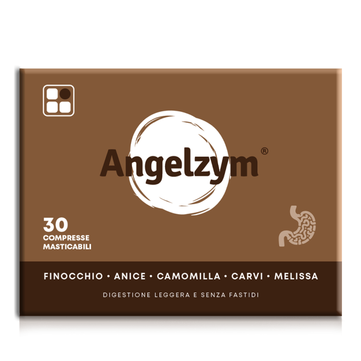 Angela's Pharma Angelzym Complément Alimentaire 30 Comprimés à Croquer