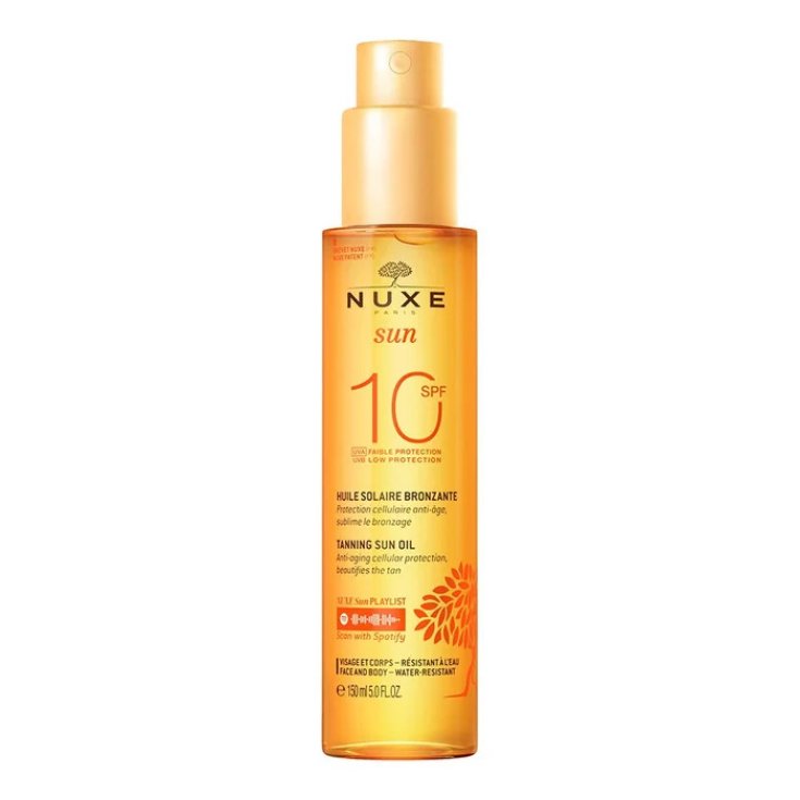 Nuxe Sun Huile Solaire Visage Et Corps Spf10 150 ml