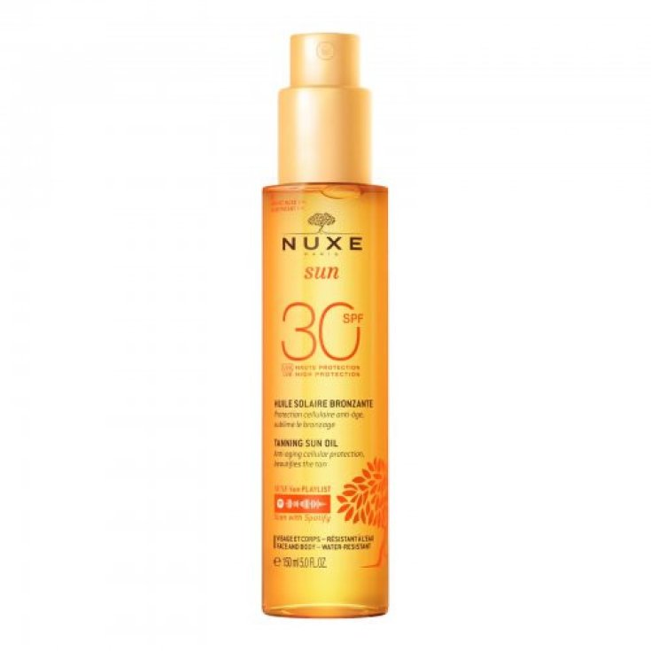 Nuxe Sun Huile Solaire Visage Et Corps Spf30 150 ml