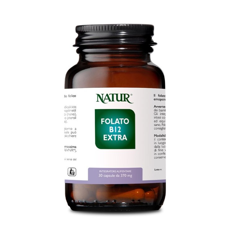 Natur Folato B12 Extra Intégrateur Alimentaire 30 Gélules