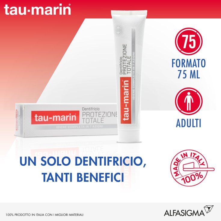 Total Protection Dentifrice Tau Marin 75ml