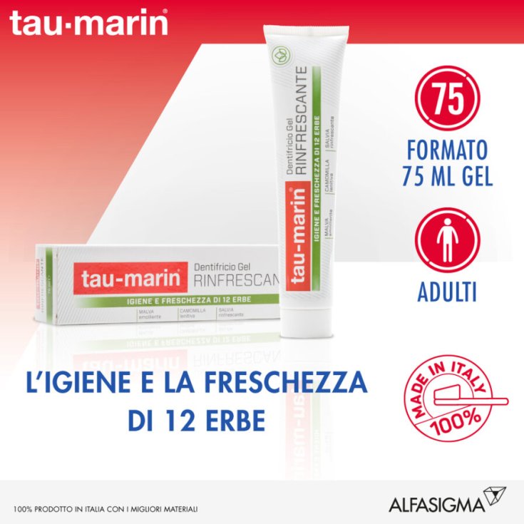 Tau Marin Gel Dentifrice Rafraîchissant 75 ml