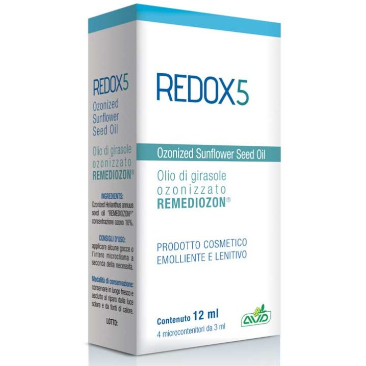 Redox 5 Produit Cosmétique Apaisant Emollient 4 Microcontenitori x3,5ml