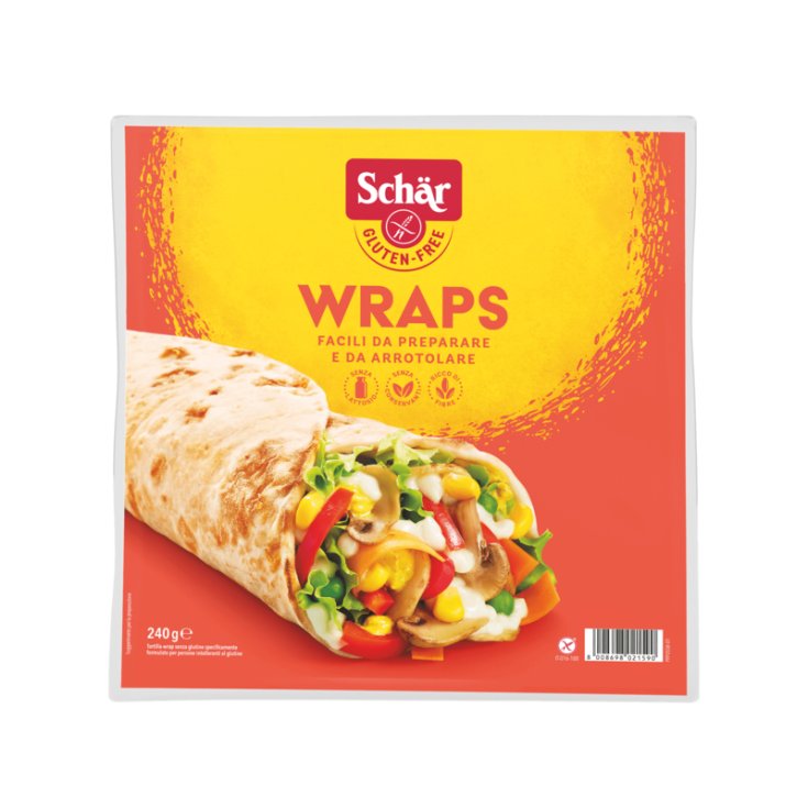 Schar Wraps Piadina Roulée Sans Gluten 240g