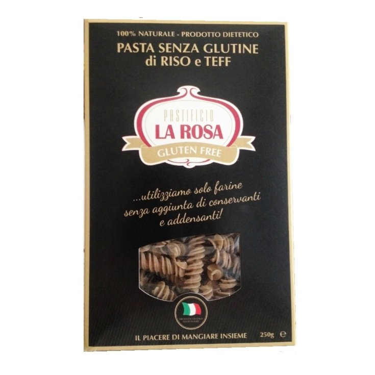 La Rosa Pasta Riz & Teff Pâtes Fusilli Sans Gluten 250g