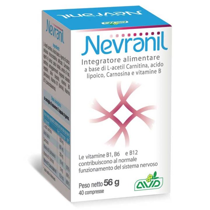 AVD Nevranil Complément Alimentaire 40 Comprimés