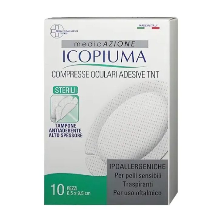 Desa Pharma Icopiuma Comprimés adhésifs pour les yeux 10 pièces