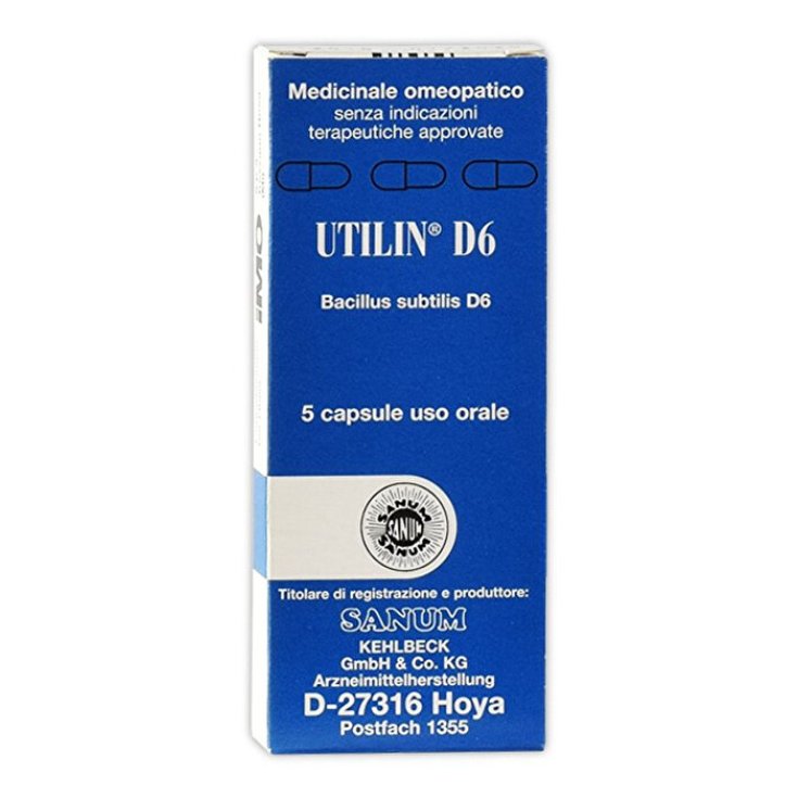 Utilin D6 Sanum 5 Gélules