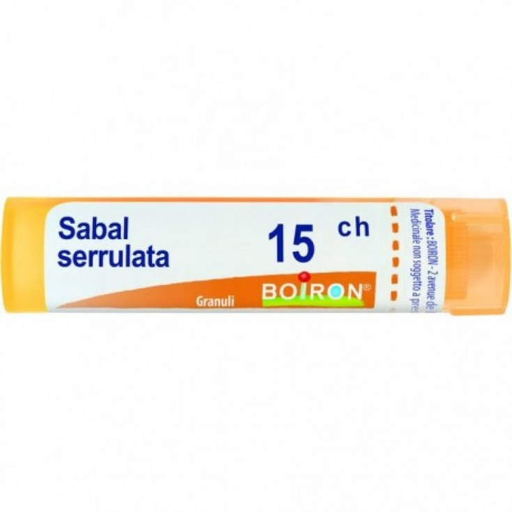 Boiron Sabal Serrulata Granulés 15ch