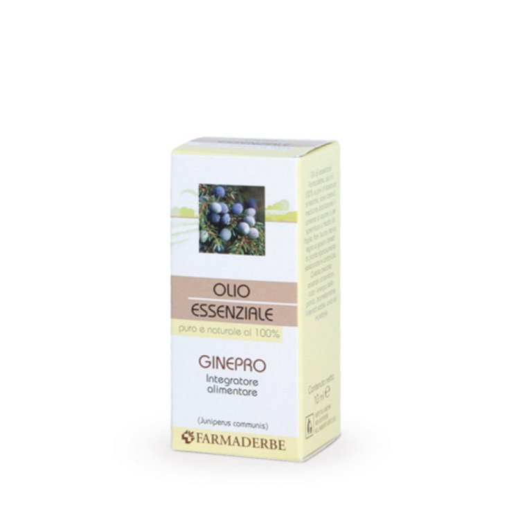 Farmaderbe Ginepro Huile Essentielle Complément Alimentaire 10 ml