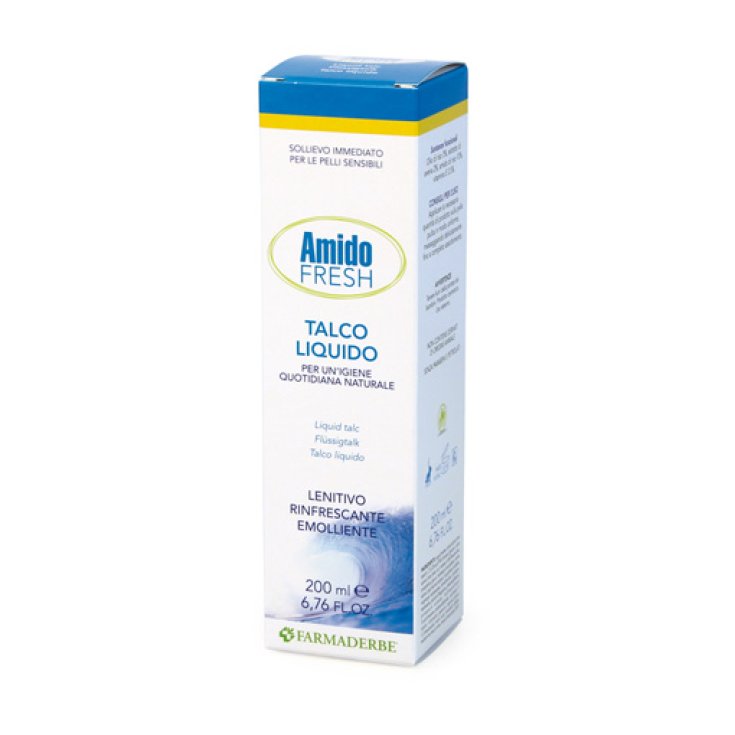 Farmaderbe Amidon Talc Frais Liquide 200 ml