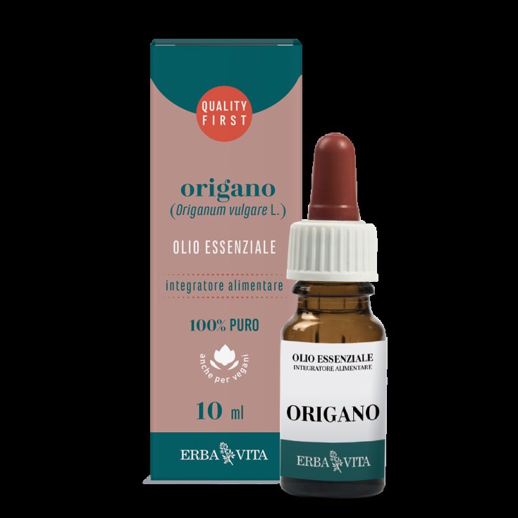 ErbaVita Huile Essentielle Origan Complément Alimentaire 10ml