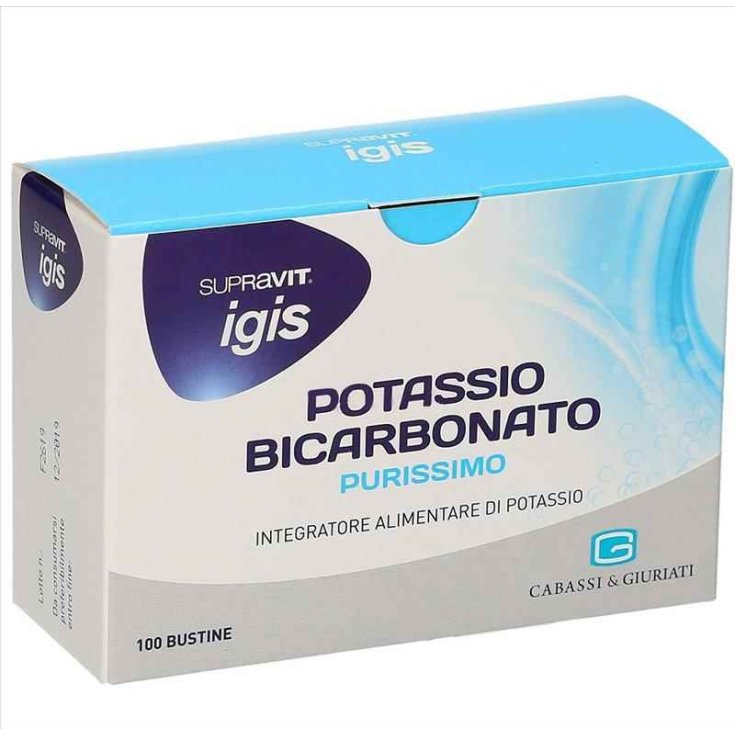 Cabassi & Giuriati Bicarbonate de Potassium Pur Complément Alimentaire 100 Sachets