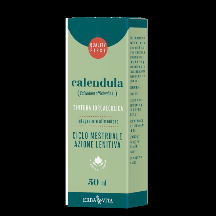 ErbaVita Teinture Hydroalcoolique Calendula Complément Alimentaire 50 ml