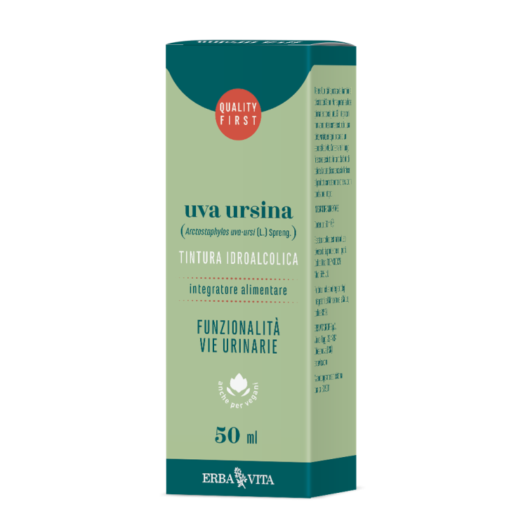 ErbaVita Teinture Hydroalcoolique Uva Ursina Complément Alimentaire 50 ml