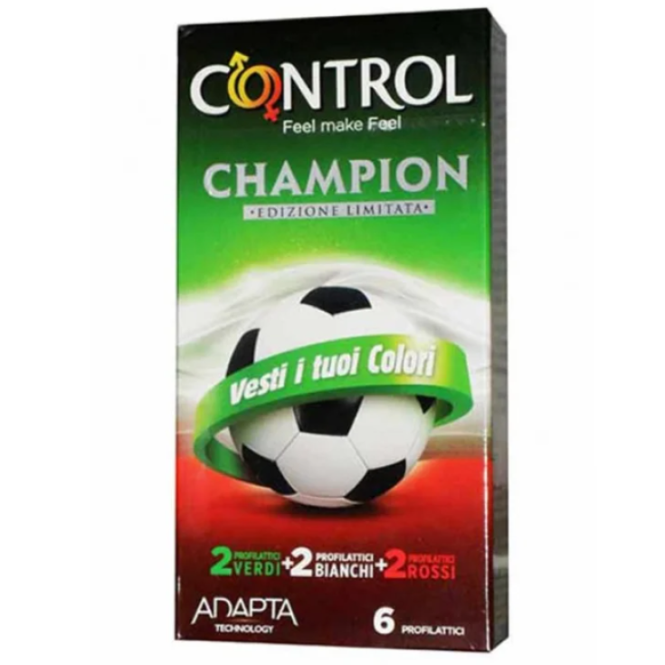Control Champion Edition Limitée 6 Préservatifs Colorés