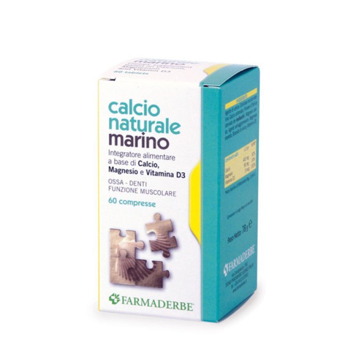Complément Alimentaire Calcium Marin Naturel 60 Comprimés