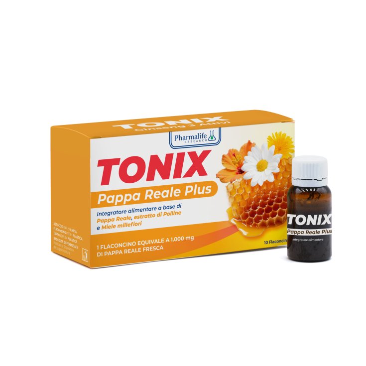 Pharmalfe Research Tonix Plus Complément Alimentaire 10 Ampoules De 15 ml