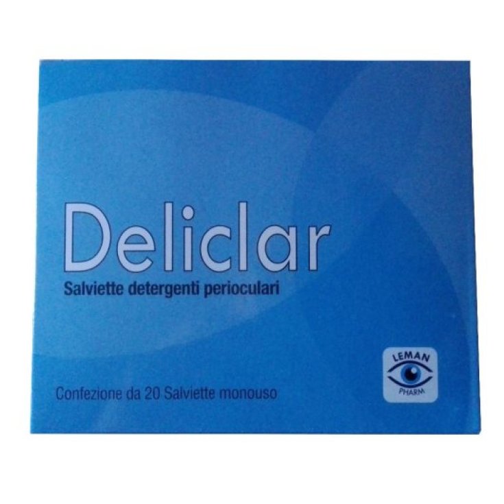 Leman Pharm Deliclar Lingettes Nettoyantes 20 Pièces