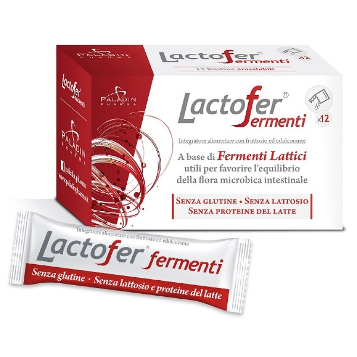 Paladin Pharma Lactofer Ferments Complément Alimentaire 12 Sachets