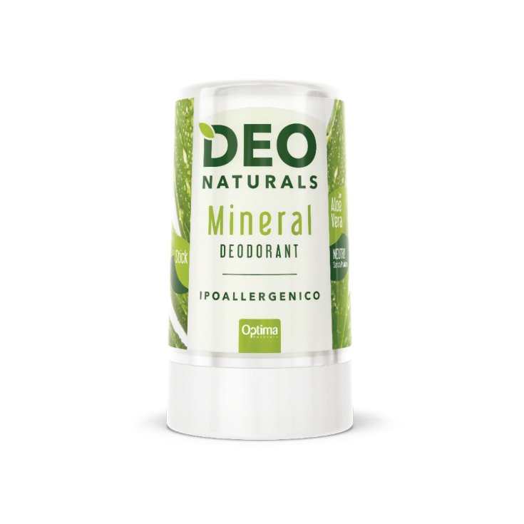 DeoNaturals Déodorant Minéral Hypoallergénique Aloe Vera Optima Naturals 50g