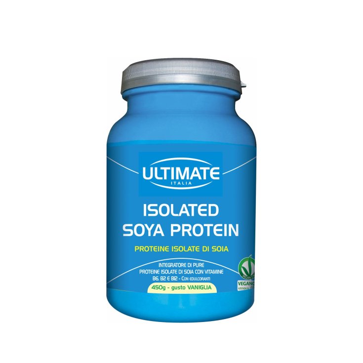 Ultimate Isolé Protéine de Soja Complément Alimentaire Saveur Vanille 450g