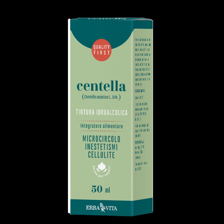 ErbaVita Extrait Fluide Centella Asiatica Complément Alimentaire 50ml