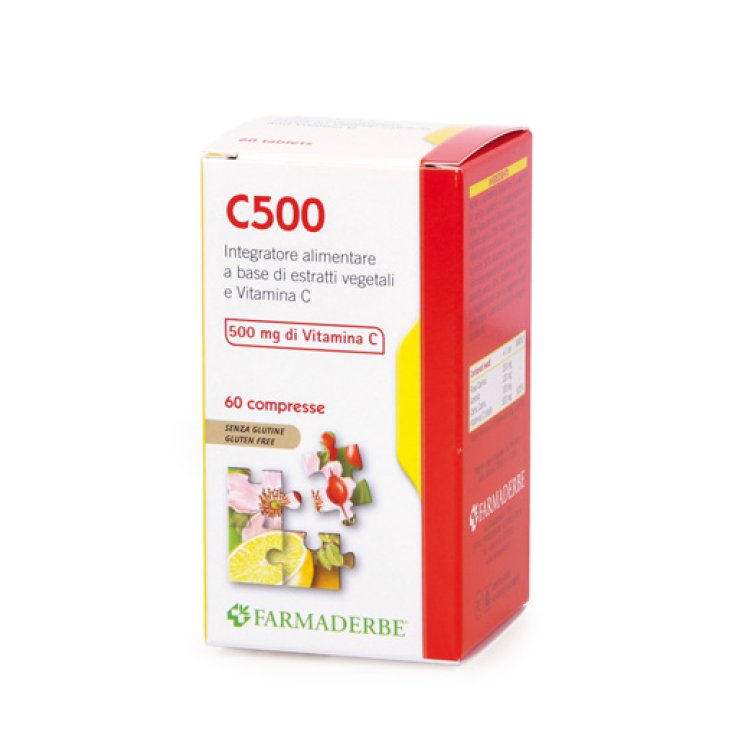 Farmaderbe C 500 Complément Alimentaire 60 Comprimés