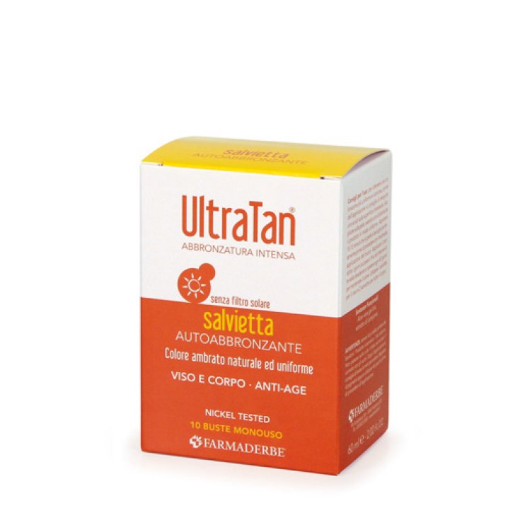 Farmaderbe Ultra Tan Lingettes Autobronzantes 10 Sachets