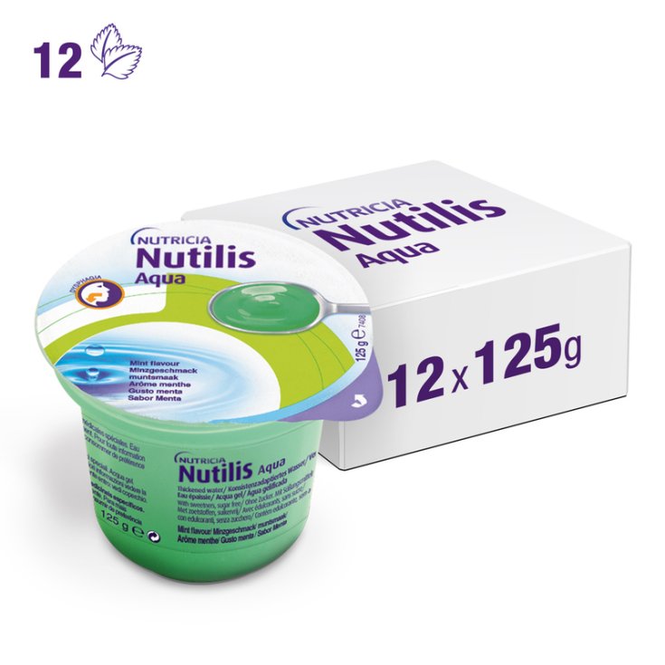 Nutilis Aqua Goût Menthe Nutricia 12x125g