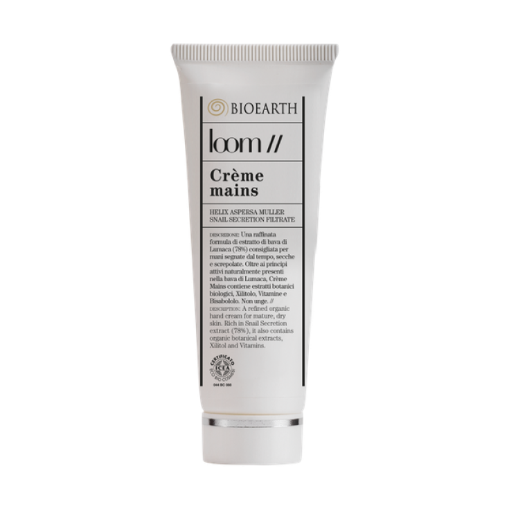 Bioearth Loom Crème Mains 78% 50ml