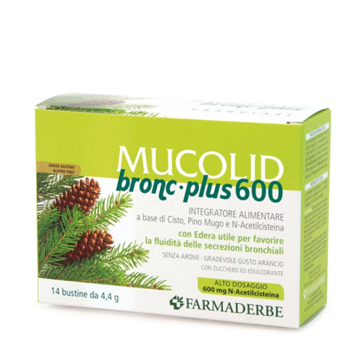 Mucolid Bronc 600 Plus Complément Alimentaire 14 Sachets