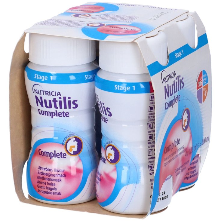 Nutilis Complete Stage 1 Saveur Fraise Nutricia 4x125ml