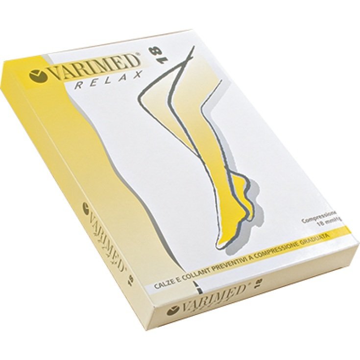 Varimed 18 You Relax Mi-Bas Bout Ouvert Daim Couleur Taille I 1 Paire