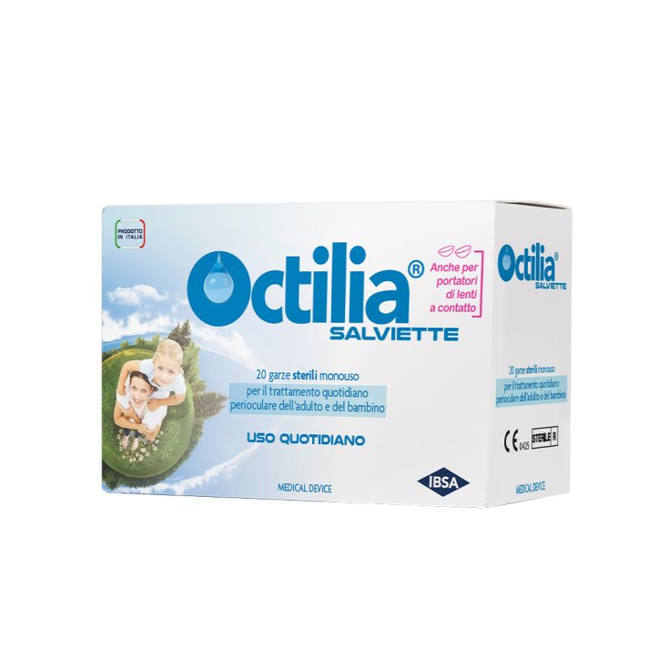 Octilia IBSA Lingettes 20 Gaze Stérile Jetable