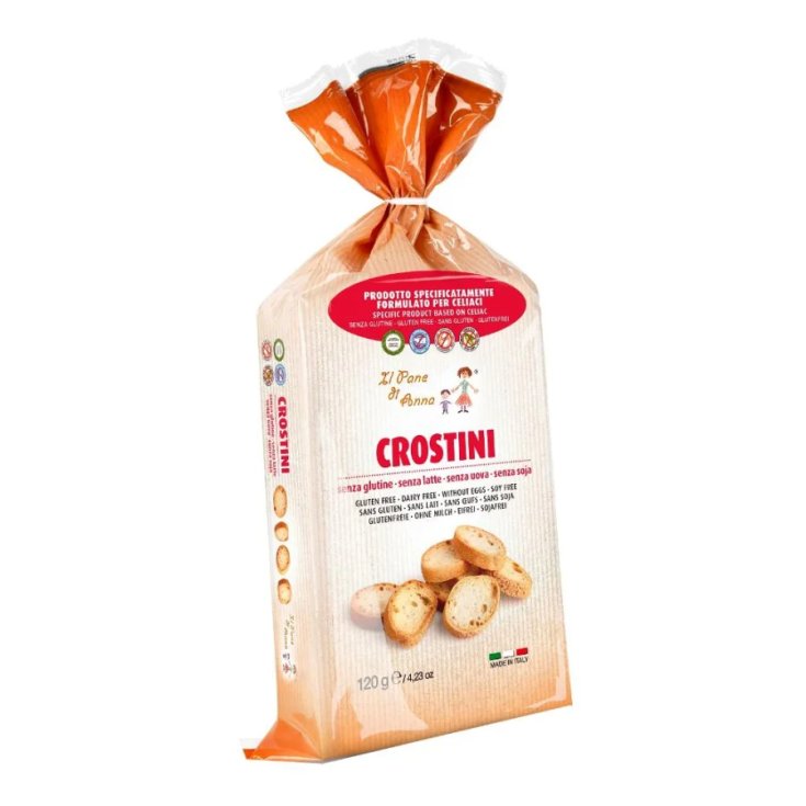 Il Pane Di Anna Croûtons Lait Et Oeufs Sans Gluten 120g