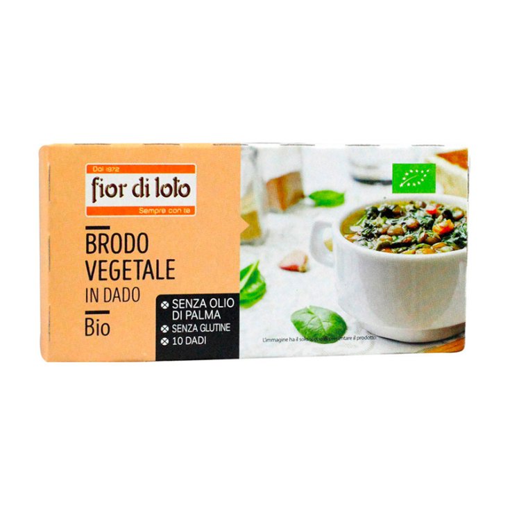 Fior Di Loto Bouillon De Légumes Aux Noix Bio 10 Pièces