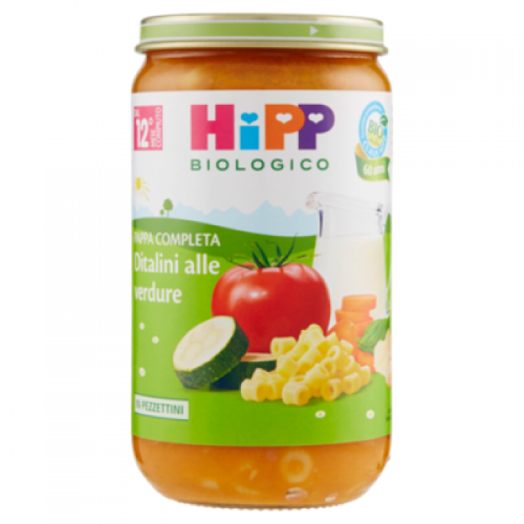 Ditalini aux Légumes HiPP Bio 250g