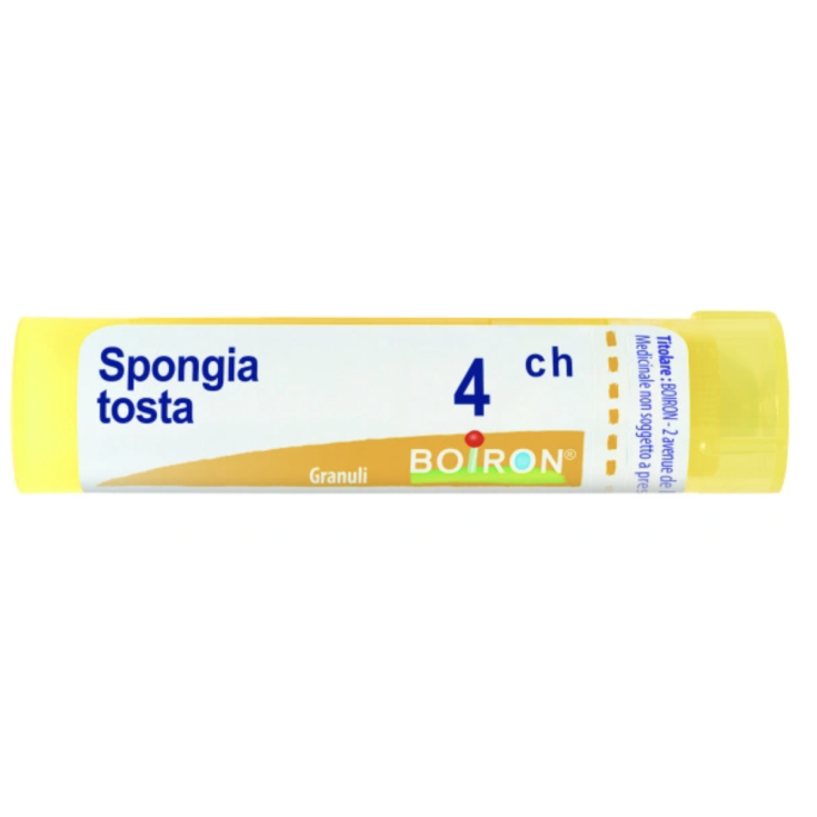 Boiron Spongia Tosta 4ch Granules Remède Homéopathique