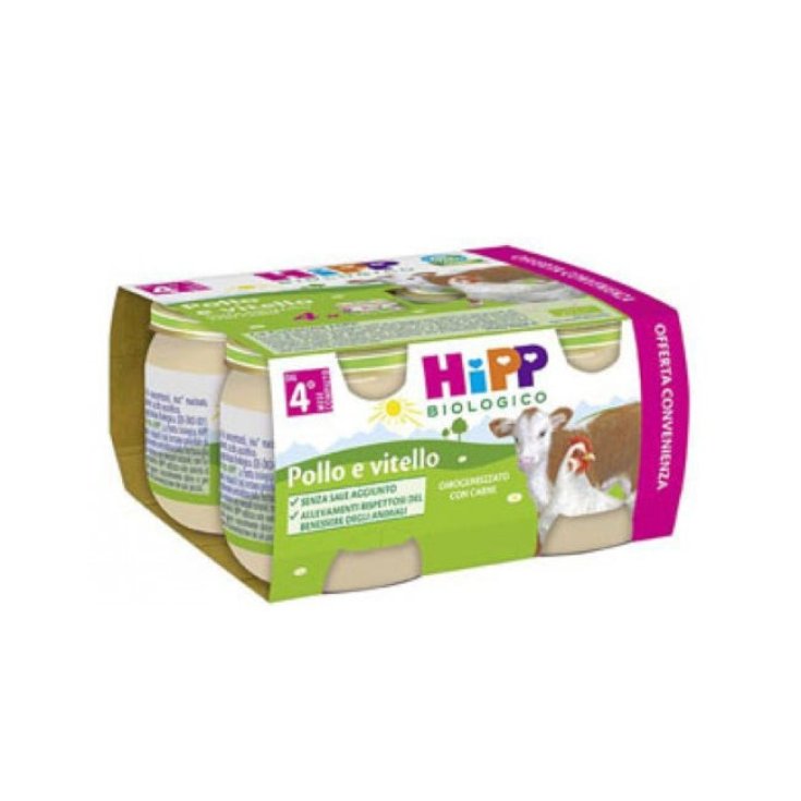 HiPP Poulet et Veau Bio 4x80g