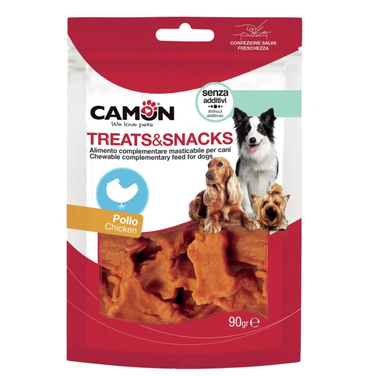 Camon Treats Snack Os De Poulet Pour Chiens 90g