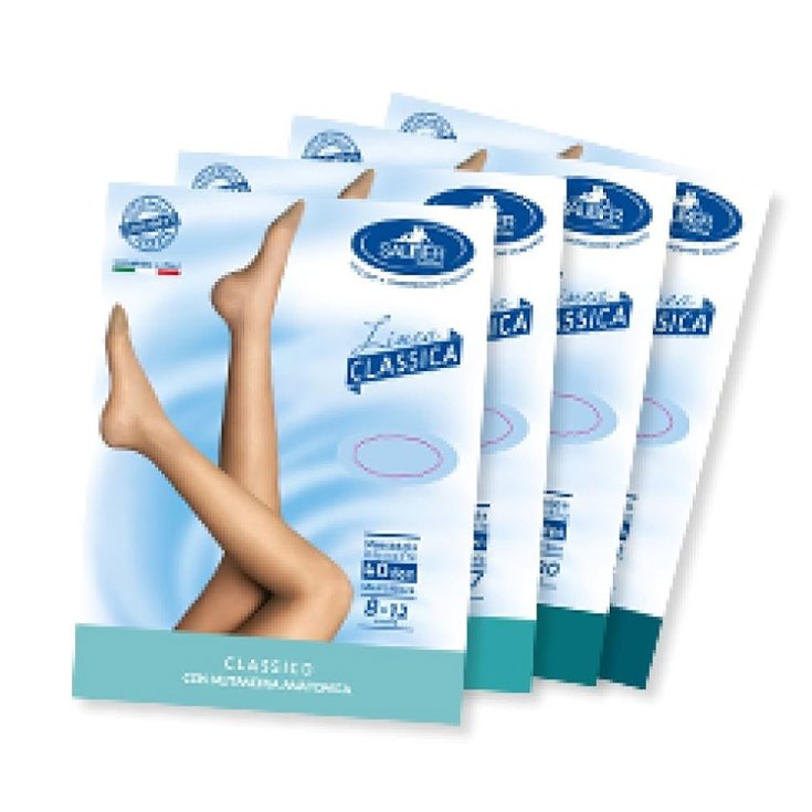 Sauber Pharma Classic Line 140 Den Collant Lisse Tricot Couleur Bleu Nuit Taille 2