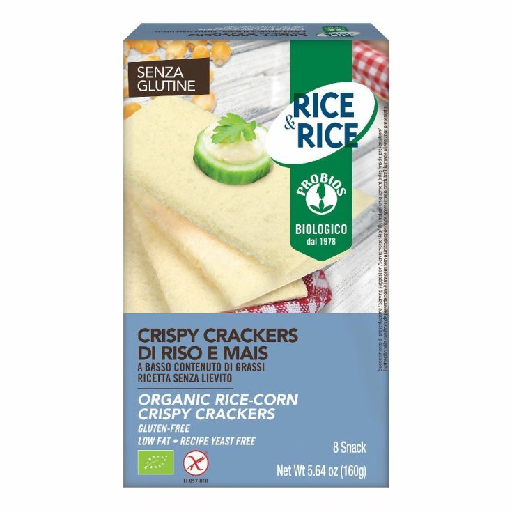 Rice & Rice Crispy Crackers Riz Et Maïs Probios 160g