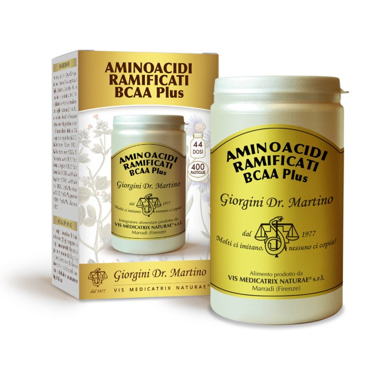 Vitamin Sport Acides Aminés Ramifiés BCAA Plus Dr. Giorgini 400 Comprimés