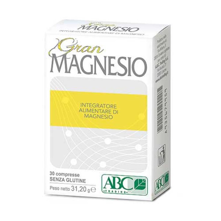 ABCTrading Super Complément Alimentaire Magnésium 30 Comprimés