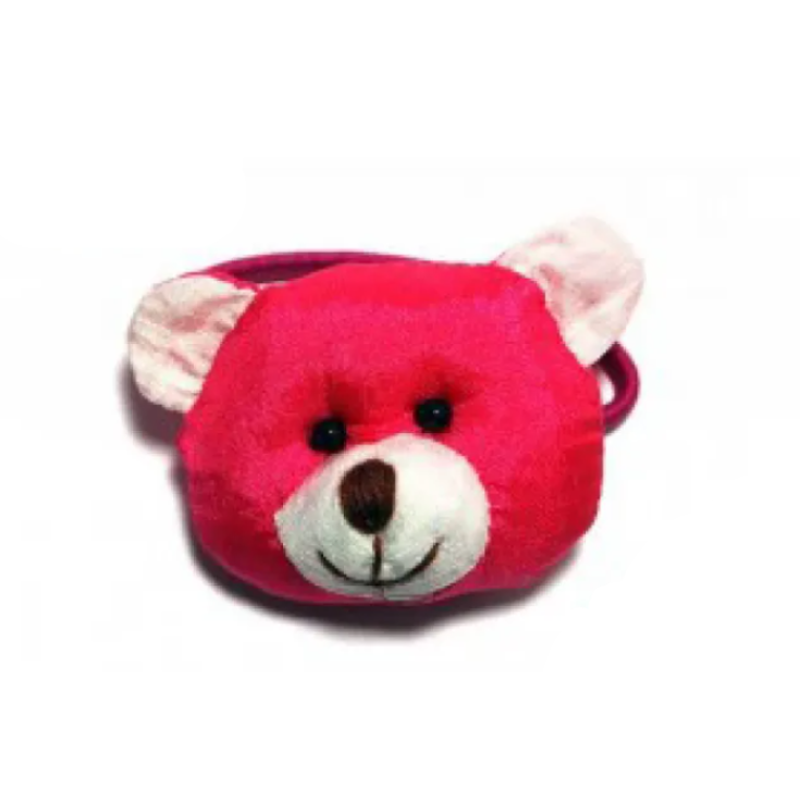 Bouchon de queue avec look ours en peluche coloré Company 5 pièces