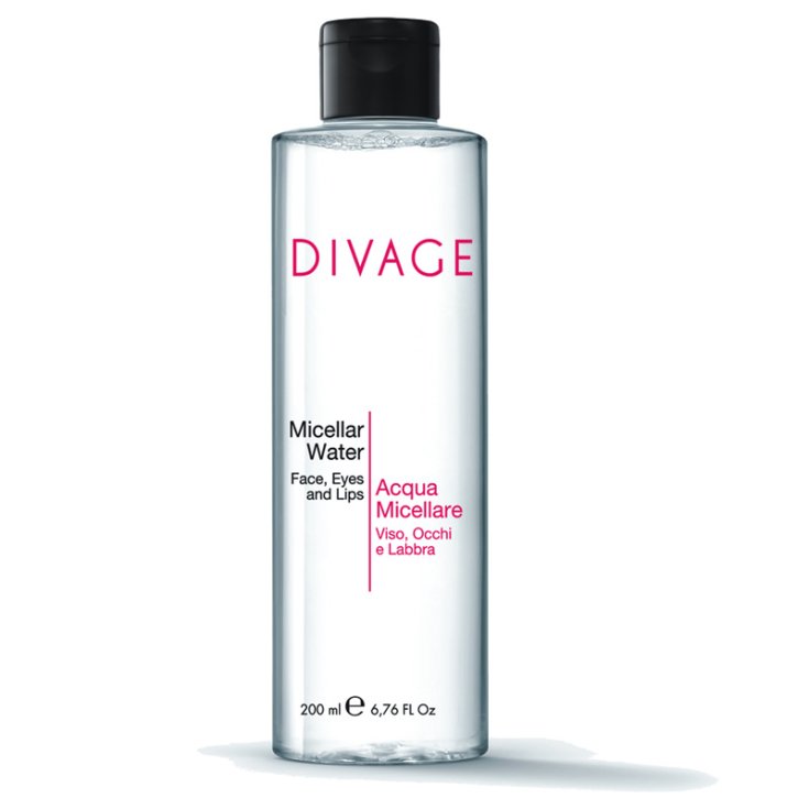 Divage Eau Micellaire Visage Yeux et Lèvres 200 ml