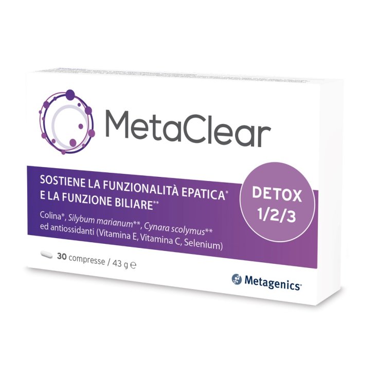 MetaClear Metagenics™ 30 Comprimés